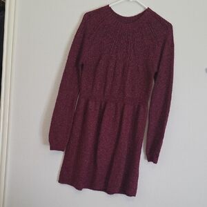 Cat & Jack Maroon Knit Sweater